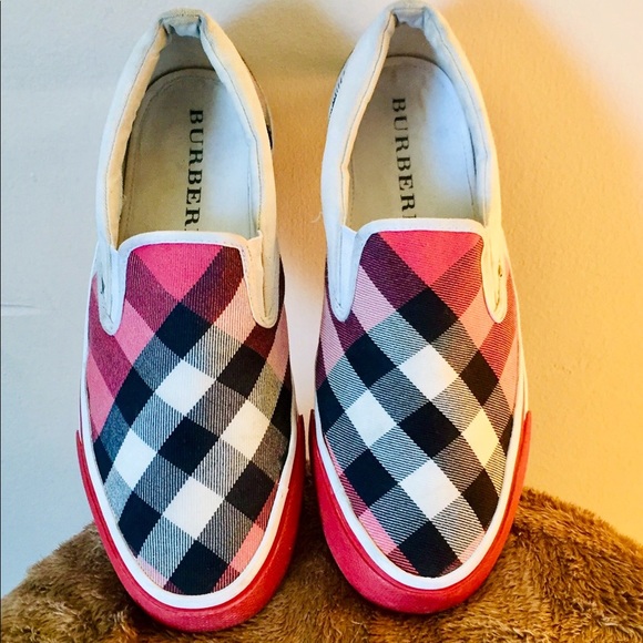 Burberry Shoes - BURBERRY FLATS SLIP-ON SNEAKERS NOVA CHECK AUTH.